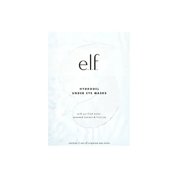 e.l.f. Hydrogel Under Eye Mask Moisturizing Formula, 3 Sets