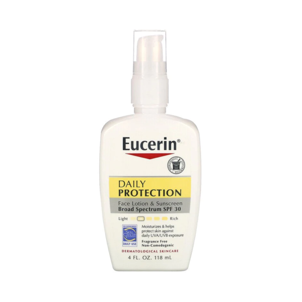 Eucerin Daily Protection Face Lotion And Sunscreen Broad Spectrum SPF 30 4 floz