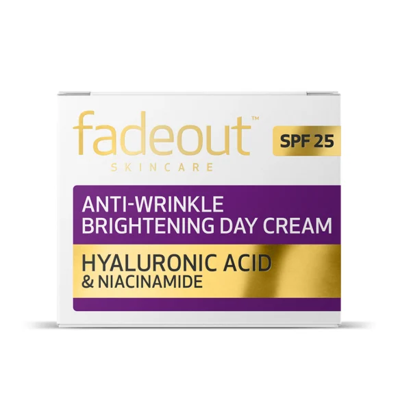 Fadeout Skincare Anti-Wrinkle Brightening Day Cream Hyaluronic Acid & Niacinamide SPF 50 50ml