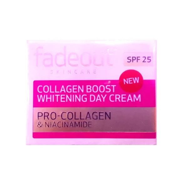 Fadeout Skincare Collagen Boost Whitening Day Cream Pro-Collagen & Niacinamide SPF 25 50ml