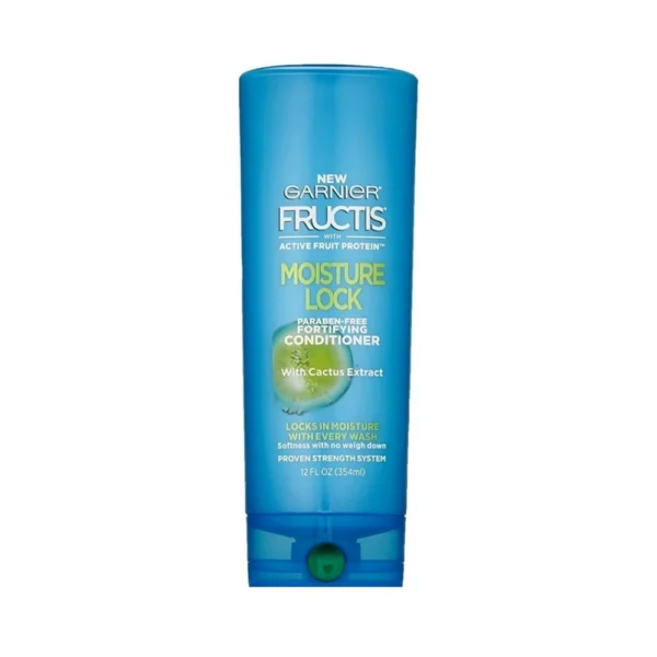 Garnier Fructis Moisture Lock Paraben Free Fortifying Conditioner With Cactus Extract 12 FL.OZ (354ml)