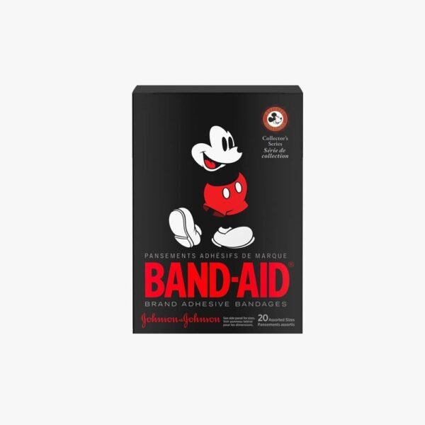 Band-Aid Bandages Adult Mickey Mouse Assorted Sizes 20 Each