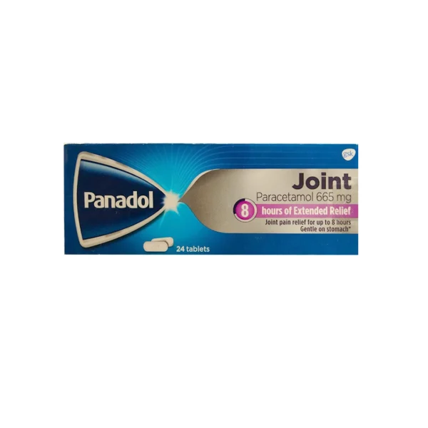 Panadol Joint Paracetamol 665 Mg, 8 hours of Extended Joint Pain Relief, 24 Tablets