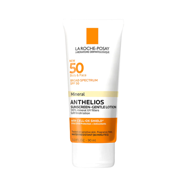 La Roche Posay Anthelios Body & Face Mineral Sunscreen Gentle Lotion SPF 50 3.0 Fl Oz