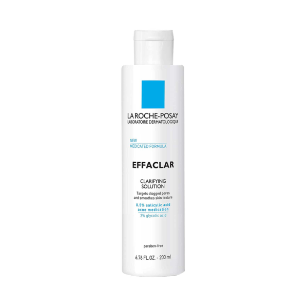 La Roche-Posay Laboratoire Dermatologique, Effaclar Clarifying Solution, Acne Medication, Paraben Free, 6.76 FL.OZ (200ml)