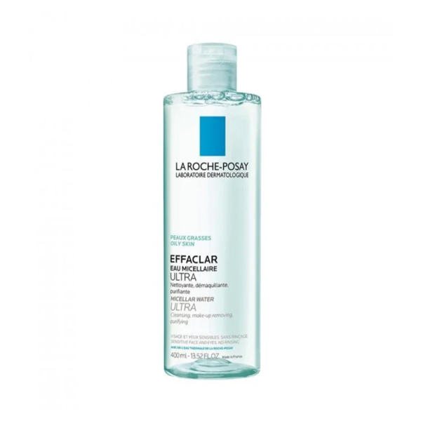 La Roche-Posay Laboratoire Dermatologique, Effaclar Eau Micellaire Ultra, Make-up Remover, 13.52 FL.OZ (400ml)