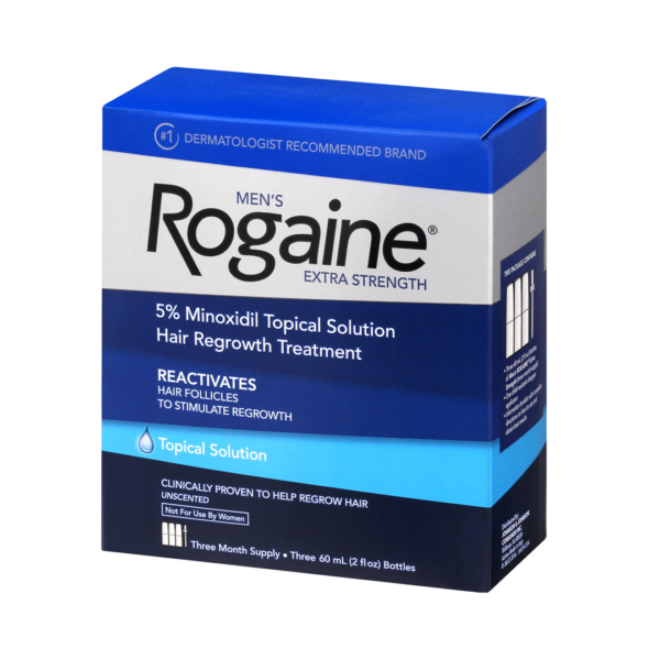 Rogaine Mens Extra Strength Minoxidil Solution 2fl oz 60 ml