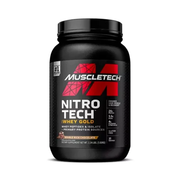 Muscle Tech, Nitro Tech 100% Whey Gold Superior Protein For Better Muscle Building Cookies And Cream 2.24 lbs. (1.02kg)