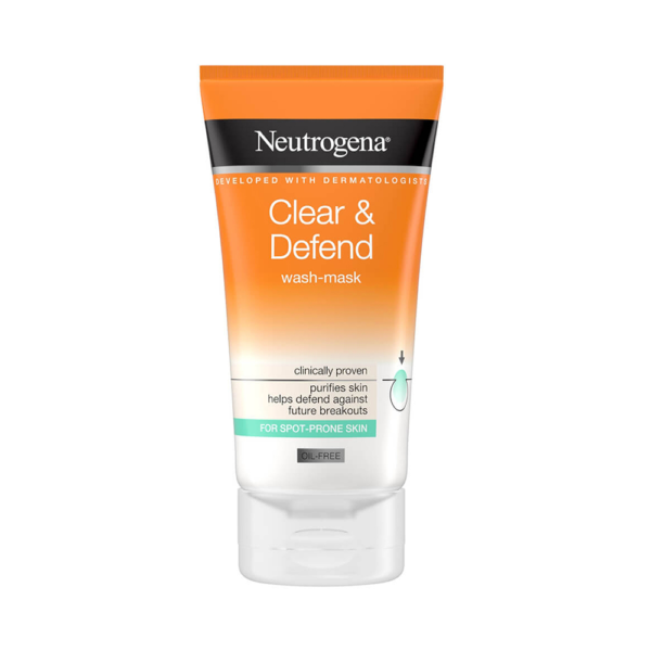 Neutrogena Clear & Defend Wash Mask For Spot Prone Skin 150ml