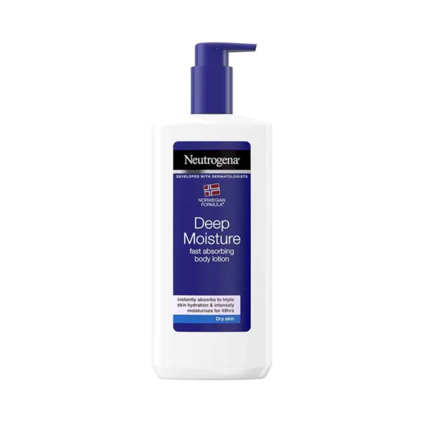 Neutrogena Deep Moisture Fast Absorbing Body Lotion For Dry Skin 250ml