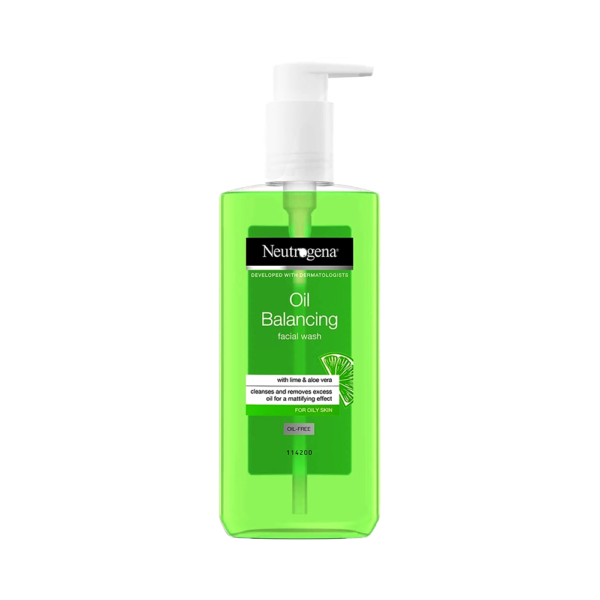 Neutrogena Oil Balancing Facial Wash With Lime & Aloe For Oily Skin 200ml