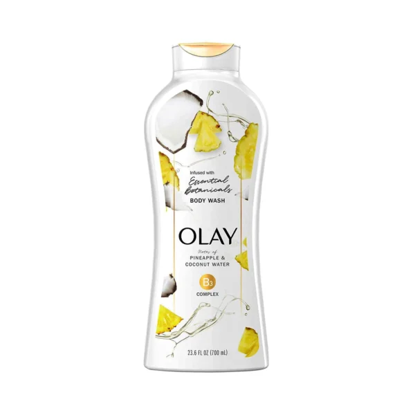 Olay Pineapple Coconut Water Body Wash Infused With Essential Botanicals B3 Complex 23.6 Fl.OZ (700ml)