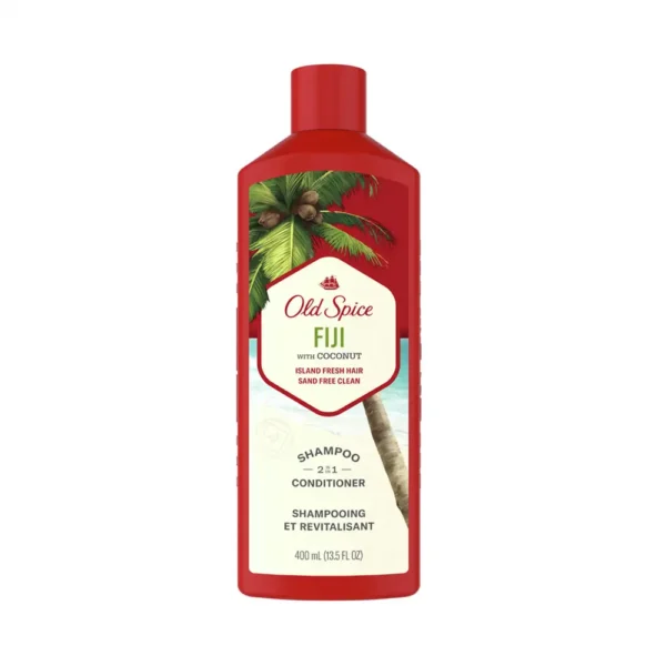 Old Spice Fiji with coconut 2 In 1 Shampoo And Conditioner 400ml(13.5 FL.OZ)