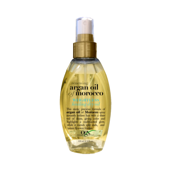 OGX Renewing Argan Oil of Morocco Weightless Healing Dry Oil Spray, 4 Fl Oz