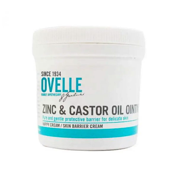 Ovelle Zinc & Castor Oil Ointment, Gentle Protection, Skin Barrier Cream 100g