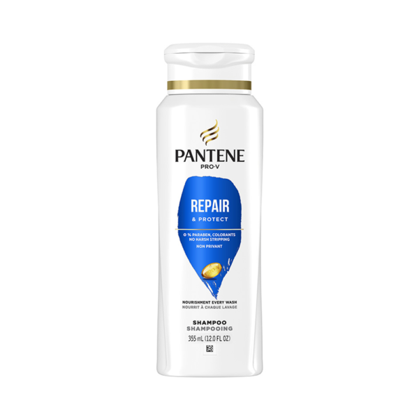 Pantene Pro-v Repair & Protect Shampoo, Non Privant, Nourishment Every Wash, 12 FL Oz (355 ml)