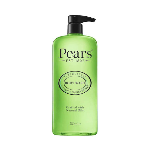 Pears Pure Body Wash Lemon Flower Extract Pure & Gentle Crafted With Natural Oils 750ml