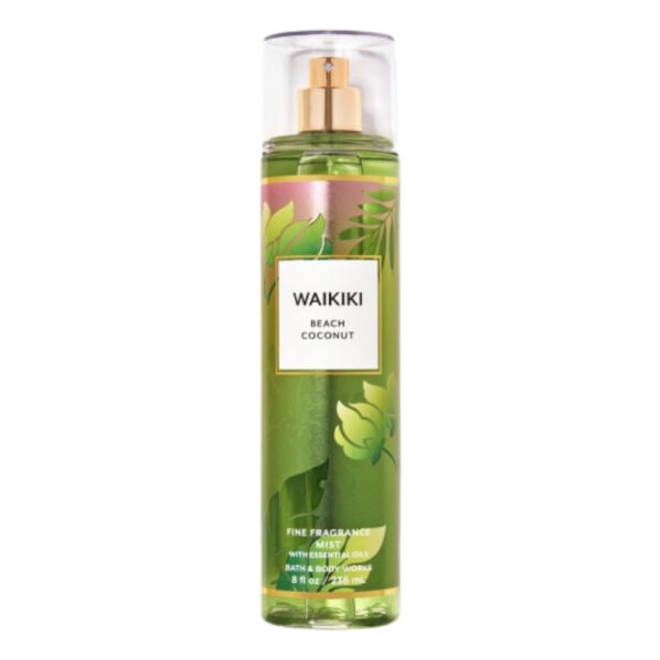 Waikiki Beach Coconut Fine Fragrance Mist With Essential Oils 8 fl OZ 236 ml