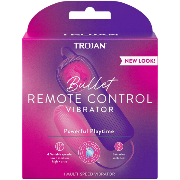 Trojan Bullet Remote Control Vibrator Powerful Playtime