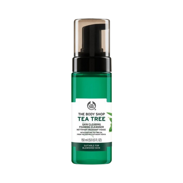 The Body Shop Tea Tree Skin Clearing Foaming Cleanser, 5.0 FL Oz