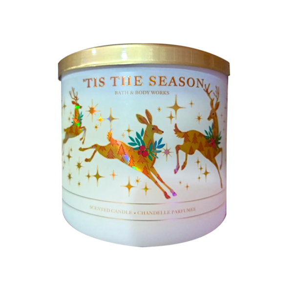 Bath & Body Works 3-Wick Candles Tis The Season Scented Candle